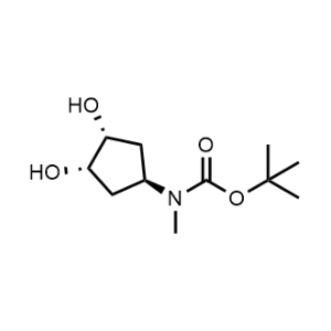 tert-Butyl ((1s,3R,4S)-3,4-dihydroxycyclopentyl)(methyl)carbamate|CS-1244416