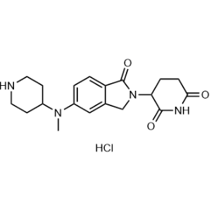 3-(5-(Methyl(piperidin-4-yl)amino)-1-oxoisoindolin-2-yl)piperidine-2,6-dione hydrochloride|CS-1244458