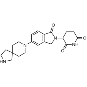 3-(1-Oxo-5-(2,8-diazaspiro[4.5]decan-8-yl)isoindolin-2-yl)piperidine-2,6-dione|CS-1244461