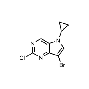 7-Bromo-2-chloro-5-cyclopropyl-5H-pyrrolo[3,2-d]pyrimidine|CS-1244496