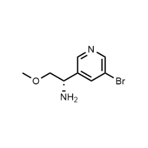 (S)-1-(5-Bromopyridin-3-yl)-2-methoxyethan-1-amine|CS-1244606