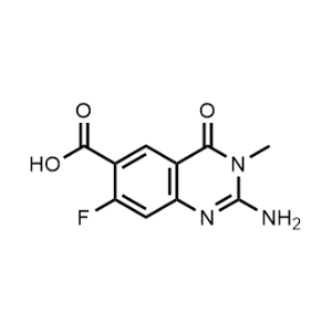 2-Amino-7-fluoro-3-methyl-4-oxo-3,4-dihydroquinazoline-6-carboxylic acid|CS-1244754