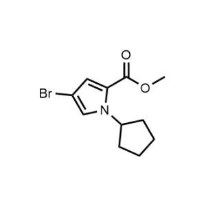 Methyl 4-bromo-1-cyclopentyl-1H-pyrrole-2-carboxylate|CS-1245081
