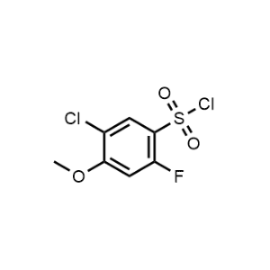 5-Chloro-2-fluoro-4-methoxybenzenesulfonyl chloride|CS-1245372