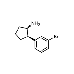 rel-(1R,2R)-2-(3-Bromophenyl)cyclopentan-1-amine|CS-1245485