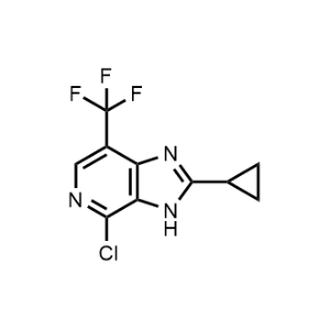 4-Chloro-2-cyclopropyl-7-(trifluoromethyl)-3H-imidazo[4,5-c]pyridine|CS-1245517