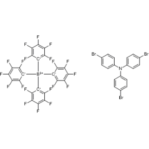 Borate(1-), tetrakis(2,3,4,5,6-pentafluorophenyl)-, salt with 4-bromo-N,N-bis(4-bromophenyl)benzenamine (1:1)|CS-1245554