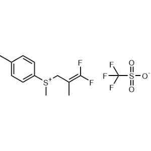 (3,3-Difluoro-2-methylallyl)(methyl)(p-tolyl)sulfonium trifluoromethanesulfonate|CS-1246283