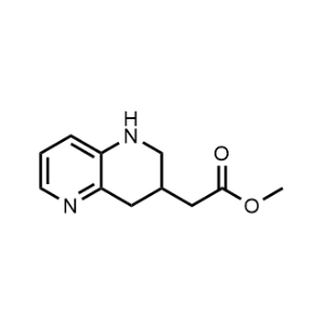 Methyl 2-(1,2,3,4-tetrahydro-1,5-naphthyridin-3-yl)acetate|CS-1246329