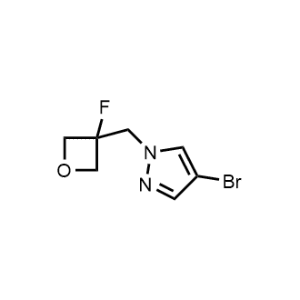 4-Bromo-1-((3-fluorooxetan-3-yl)methyl)-1H-pyrazole|CS-1246416