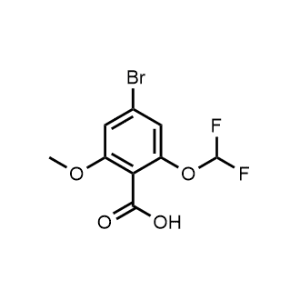 4-Bromo-2-(difluoromethoxy)-6-methoxybenzoic acid|CS-1246425