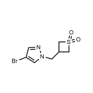 3-((4-Bromo-1H-pyrazol-1-yl)methyl)thietane 1,1-dioxide|CS-1246434