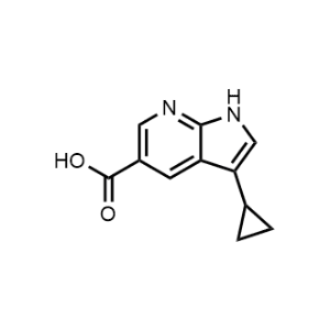 3-Cyclopropyl-1H-pyrrolo[2,3-b]pyridine-5-carboxylic acid|CS-1246452