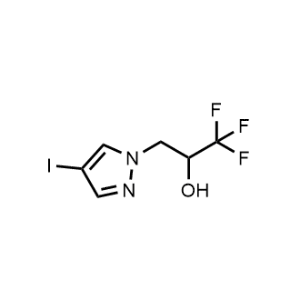 1,1,1-Trifluoro-3-(4-iodo-1H-pyrazol-1-yl)propan-2-ol|CS-1246480