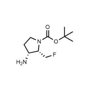 tert-Butyl (2S,3R)-3-amino-2-(fluoromethyl)pyrrolidine-1-carboxylate|CS-1247496