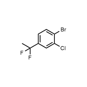 1-Bromo-2-chloro-4-(1,1-difluoroethyl)benzene|CS-1247779