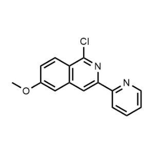 1-Chloro-6-methoxy-3-(pyridin-2-yl)isoquinoline|CS-1248208
