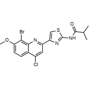 N-(4-(8-Bromo-4-chloro-7-methoxyquinolin-2-yl)thiazol-2-yl)isobutyramide|CS-1248247