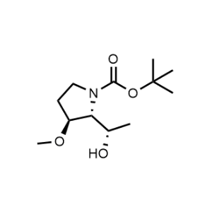 tert-Butyl (2R,3S)-2-((S)-1-hydroxyethyl)-3-methoxypyrrolidine-1-carboxylate|CS-1248611
