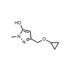 3-(Cyclopropoxymethyl)-1-methyl-1H-pyrazol-5-ol|CS-1258776