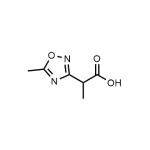 2-(5-Methyl-1,2,4-oxadiazol-3-yl)propanoic acid|CS-1258789