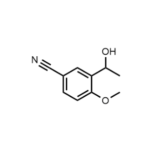 3-(1-Hydroxyethyl)-4-methoxybenzonitrile|CS-1259195