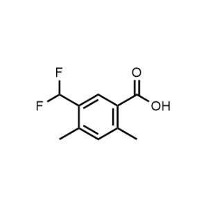 5-(Difluoromethyl)-2,4-dimethylbenzoic acid|CS-1259317