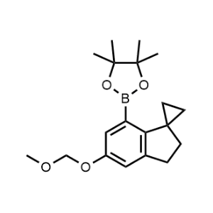 2-(5'-(Methoxymethoxy)-2',3'-dihydrospiro[cyclopropane-1,1'-inden]-7'-yl)-4,4,5,5-tetramethyl-1,3,2-dioxaborolane|CS-1261958