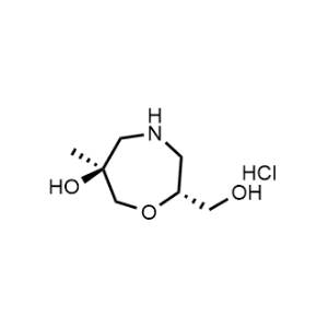 (2R,6S)-2-(Hydroxymethyl)-6-methyl-1,4-oxazepan-6-ol hydrochloride|CS-1261986