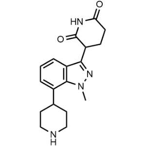 3-(1-Methyl-7-(piperidin-4-yl)-1H-indazol-3-yl)piperidine-2,6-dione|CS-1262004
