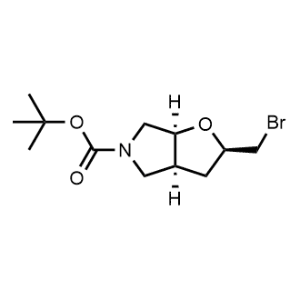 tert-Butyl (2R,3aS,6aS)-2-(bromomethyl)hexahydro-5H-furo[2,3-c]pyrrole-5-carboxylate|CS-1262019