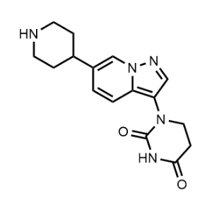 1-(6-(Piperidin-4-yl)pyrazolo[1,5-a]pyridin-3-yl)dihydropyrimidine-2,4(1H,3H)-dione|CS-1262034