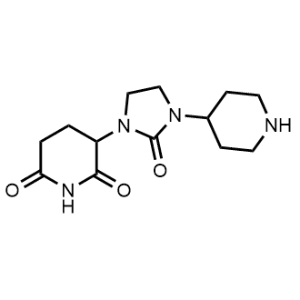 3-(2-Oxo-3-(piperidin-4-yl)imidazolidin-1-yl)piperidine-2,6-dione|CS-1262237