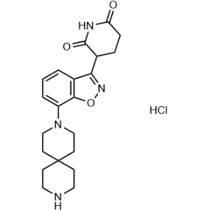 3-(7-(3,9-Diazaspiro[5.5]undecan-3-yl)benzo[d]isoxazol-3-yl)piperidine-2,6-dione hydrochloride|CS-1262254