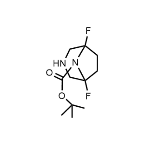 tert-Butyl 1,5-difluoro-3,8-diazabicyclo[3.2.1]octane-8-carboxylate|CS-1262337