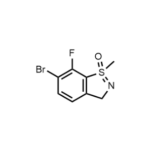 6-Bromo-7-fluoro-1-methyl-3H-1l4-benzo[d]isothiazole 1-oxide|CS-1262404