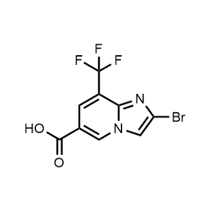 2-Bromo-8-(trifluoromethyl)imidazo[1,2-a]pyridine-6-carboxylic acid|CS-1262418