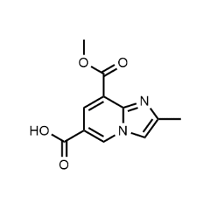 8-(Methoxycarbonyl)-2-methylimidazo[1,2-a]pyridine-6-carboxylic acid|CS-1262419
