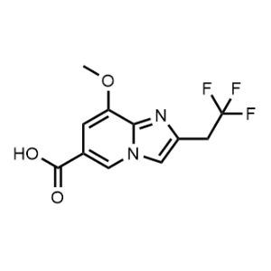 8-Methoxy-2-(2,2,2-trifluoroethyl)imidazo[1,2-a]pyridine-6-carboxylic acid|CS-1262424