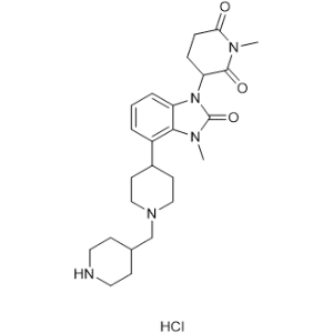 1-Methyl-3-(3-methyl-2-oxo-4-(1-(piperidin-4-ylmethyl)piperidin-4-yl)-2,3-dihydro-1H-benzo[d]imidazol-1-yl)piperidine-2,6-dione hydrochloride|CS-1262538