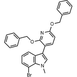 3-(2,6-Bis(benzyloxy)pyridin-3-yl)-7-bromo-1-methyl-1H-indole|CS-1262588