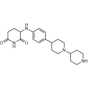 3-((4-([1,4'-Bipiperidin]-4-yl)phenyl)amino)piperidine-2,6-dione|CS-1262598