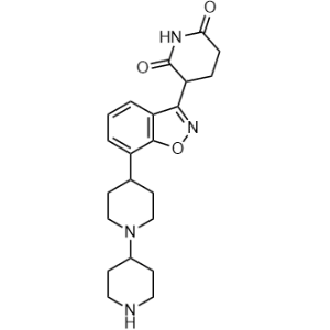 3-(7-([1,4'-Bipiperidin]-4-yl)benzo[d]isoxazol-3-yl)piperidine-2,6-dione|CS-1262603