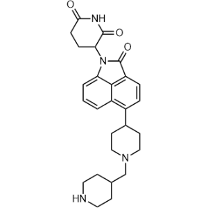 3-(2-Oxo-5-(1-(piperidin-4-ylmethyl)piperidin-4-yl)benzo[cd]indol-1(2H)-yl)piperidine-2,6-dione|CS-1262609