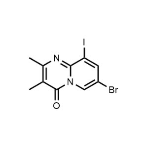 7-Bromo-9-iodo-2,3-dimethyl-4H-pyrido[1,2-a]pyrimidin-4-one|CS-1265769