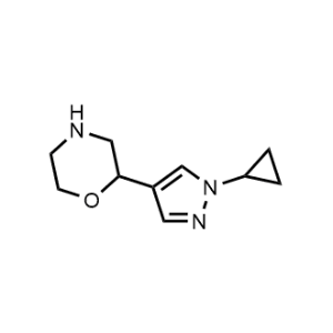2-(1-Cyclopropyl-1H-pyrazol-4-yl)morpholine|CS-1265936