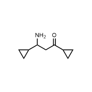 3-Amino-1,3-dicyclopropylpropan-1-one|CS-1265983