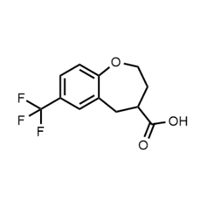 7-(Trifluoromethyl)-2,3,4,5-tetrahydrobenzo[b]oxepine-4-carboxylic acid|CS-1266190