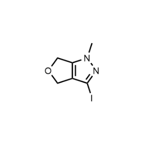 3-Iodo-1-methyl-4,6-dihydro-1H-furo[3,4-c]pyrazole|CS-1266192