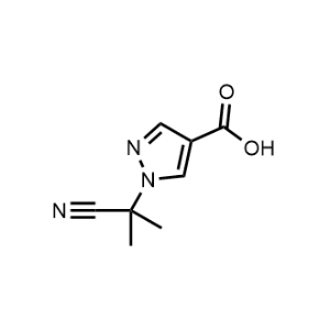 1-(2-Cyanopropan-2-yl)-1H-pyrazole-4-carboxylic acid|CS-1266240